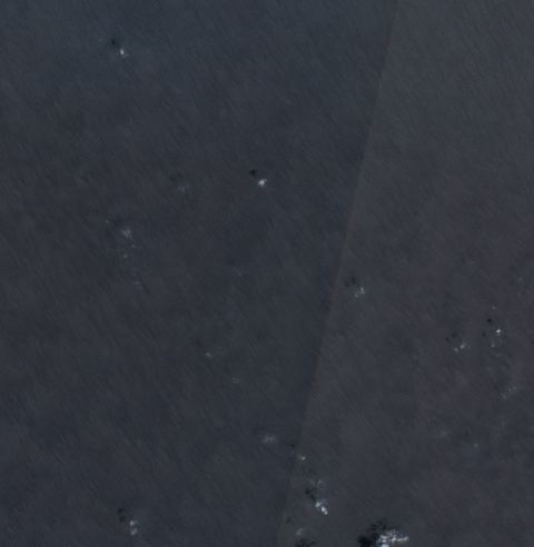 Sentinel-2 crop of Perim traffic lanes at 12.59°N 43.51°E, captured 21 Oct 2026